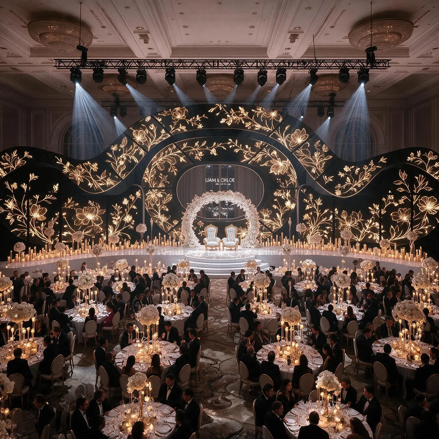 Ballroom Transformation // Live Real-Life Production Capture