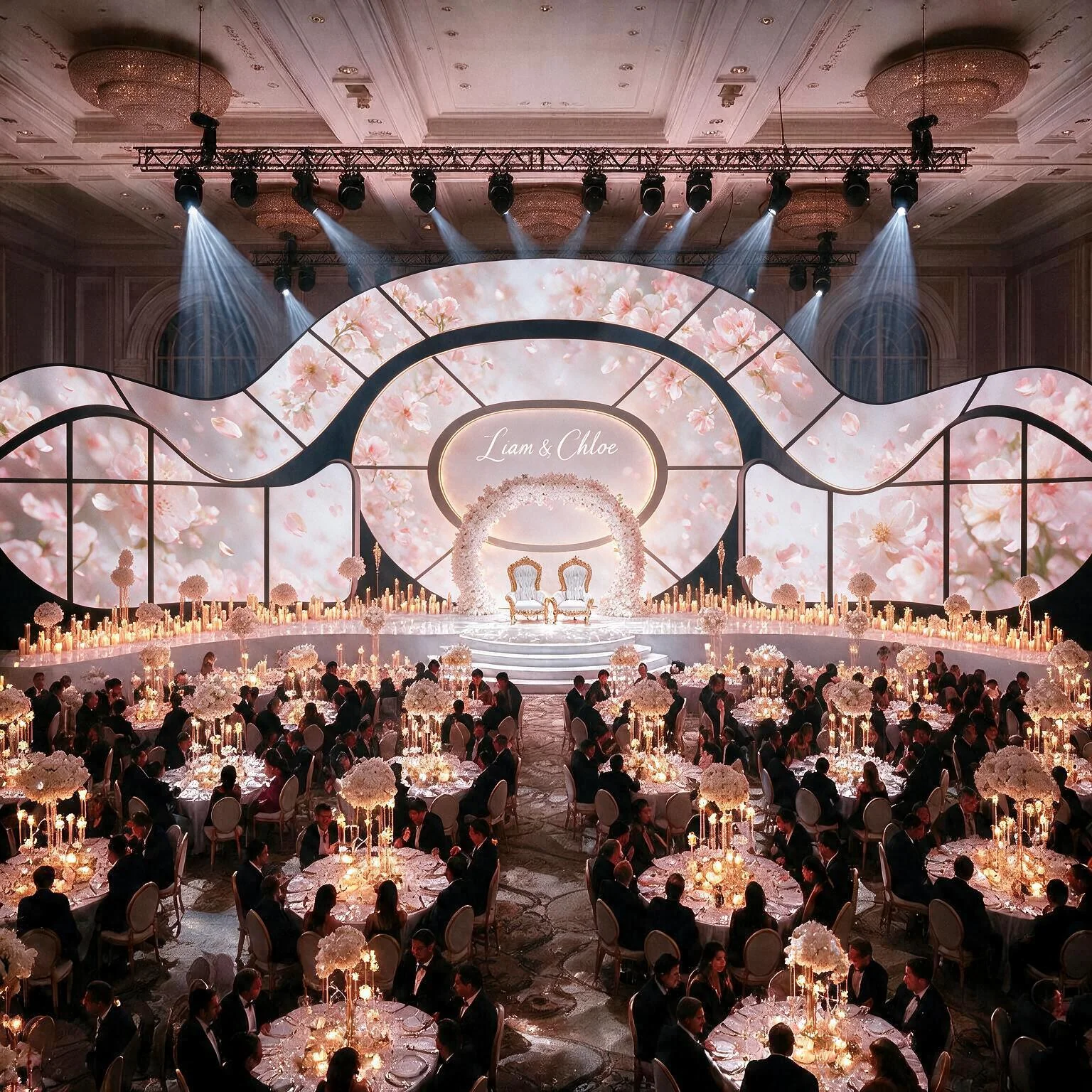 Ballroom Transformation // Live Real-Life Production Capture