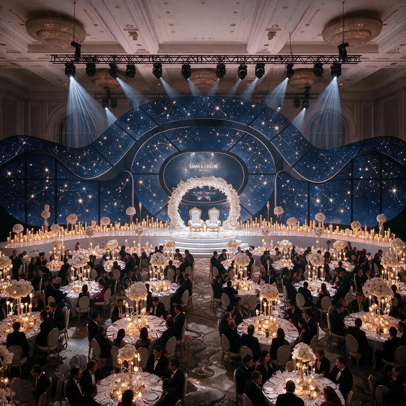 Ballroom Transformation // Live Real-Life Production Capture