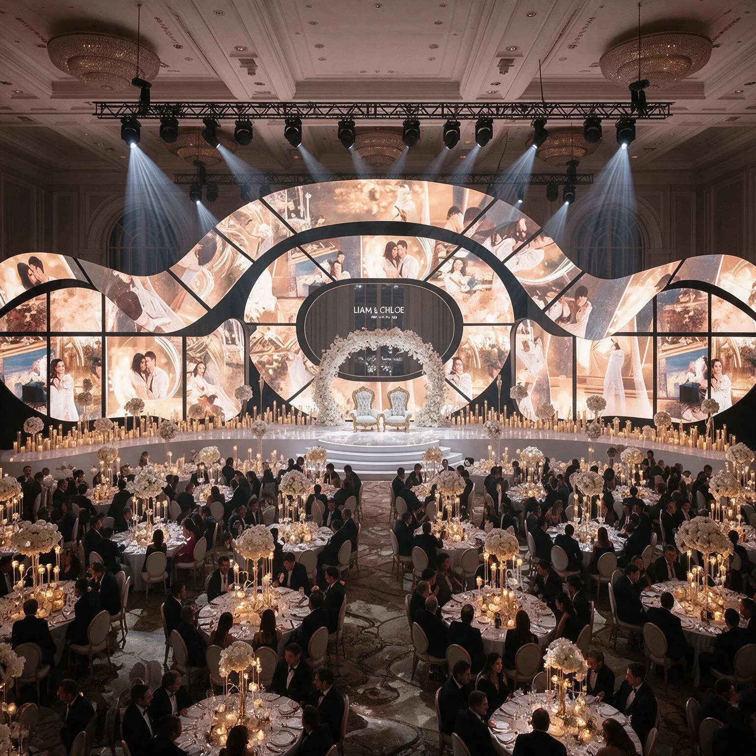 Ballroom Transformation // Live Real-Life Production Capture